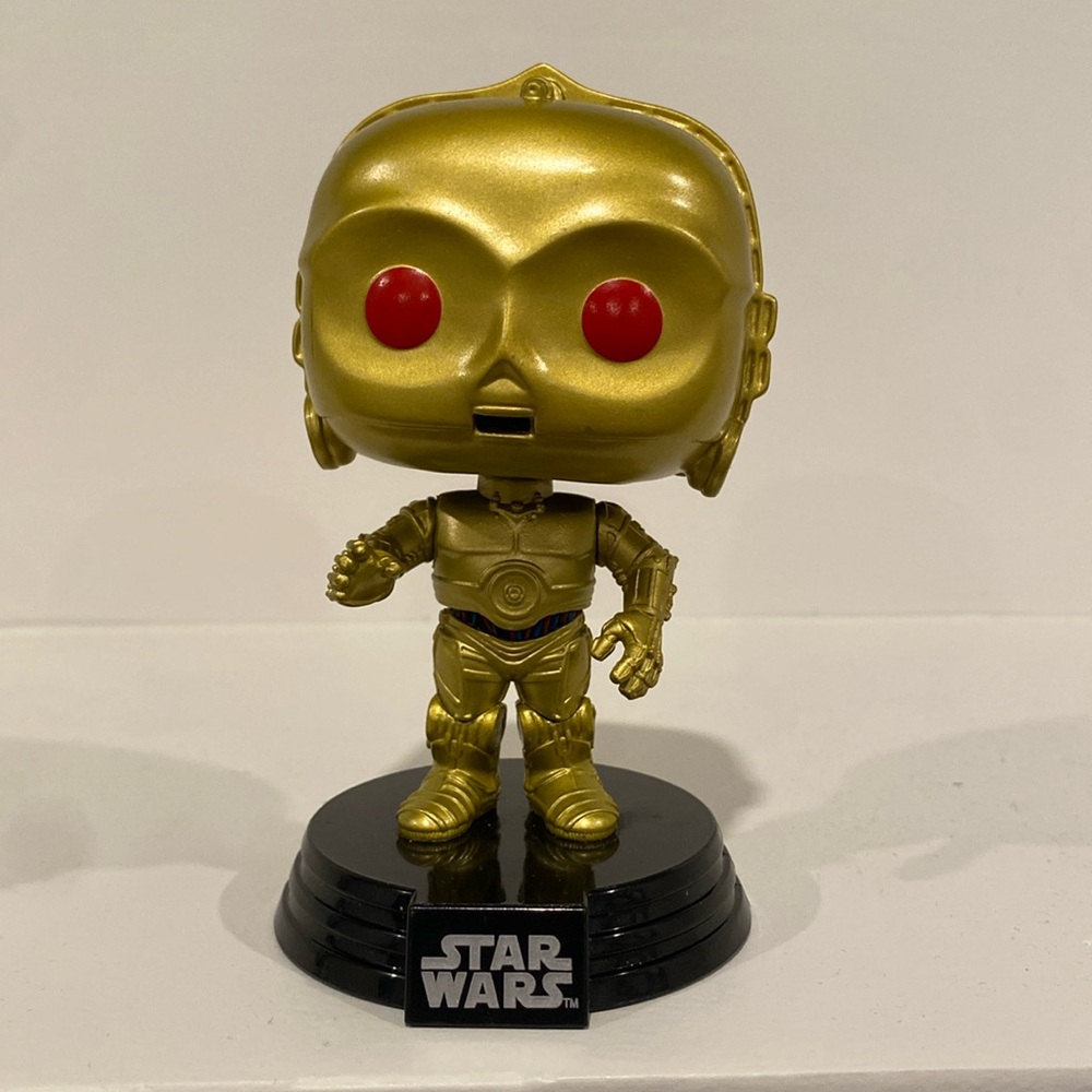 Funko Pop Star Wars C-3PO Bobblehead Figure #360 disney toys boys figures funkos